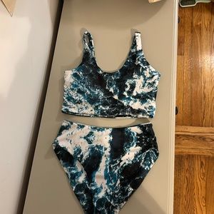 Amazon high waisted bikini barely worn